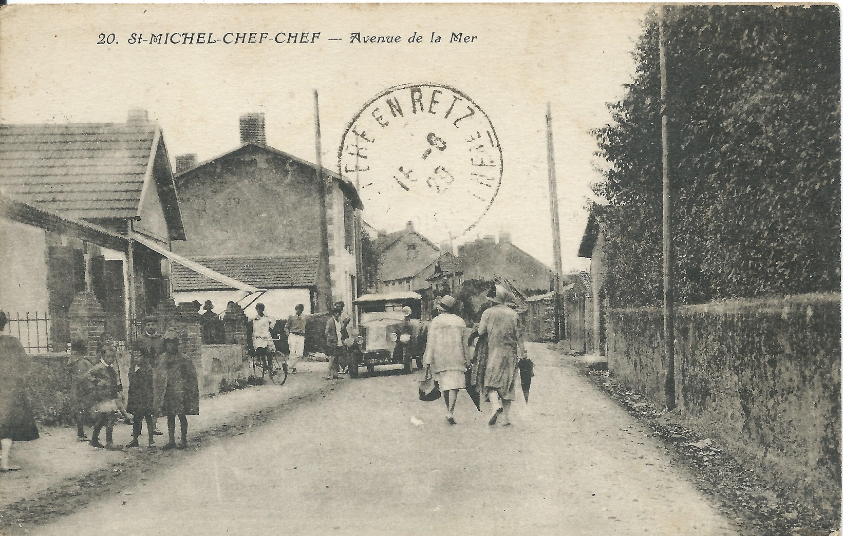 L'avenue de la Mer en 1929